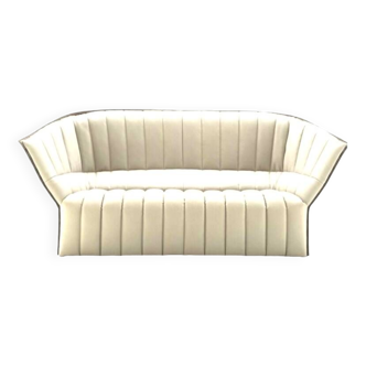 3-seater leather sofa Ligne Roset model Moel