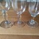 Lot de 3 verres anciens