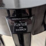 Trois Tabourets hauts, Charles Ghost par Kartell et Starck