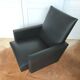 Black skai chair