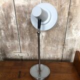 Ancienne Lampe Articulée 70’s Métal Gris & Chromé Vintage