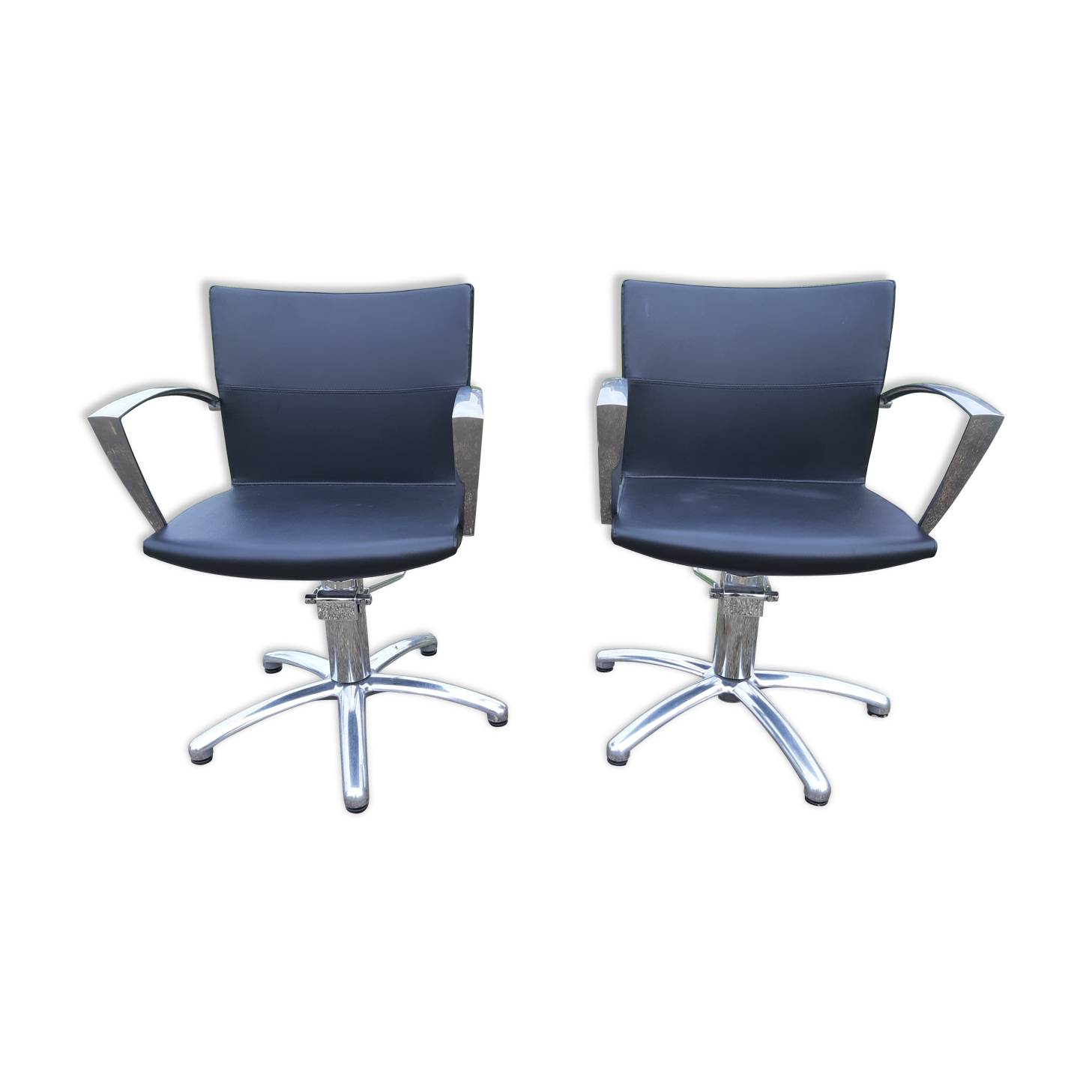 Pair of vintage hairdresser chairs