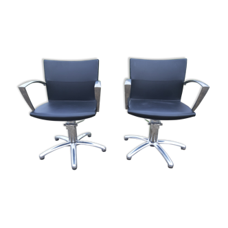 Pair of vintage hairdresser chairs