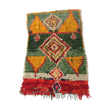Moroccan Berber carpet Boucherouite 151x105cm
