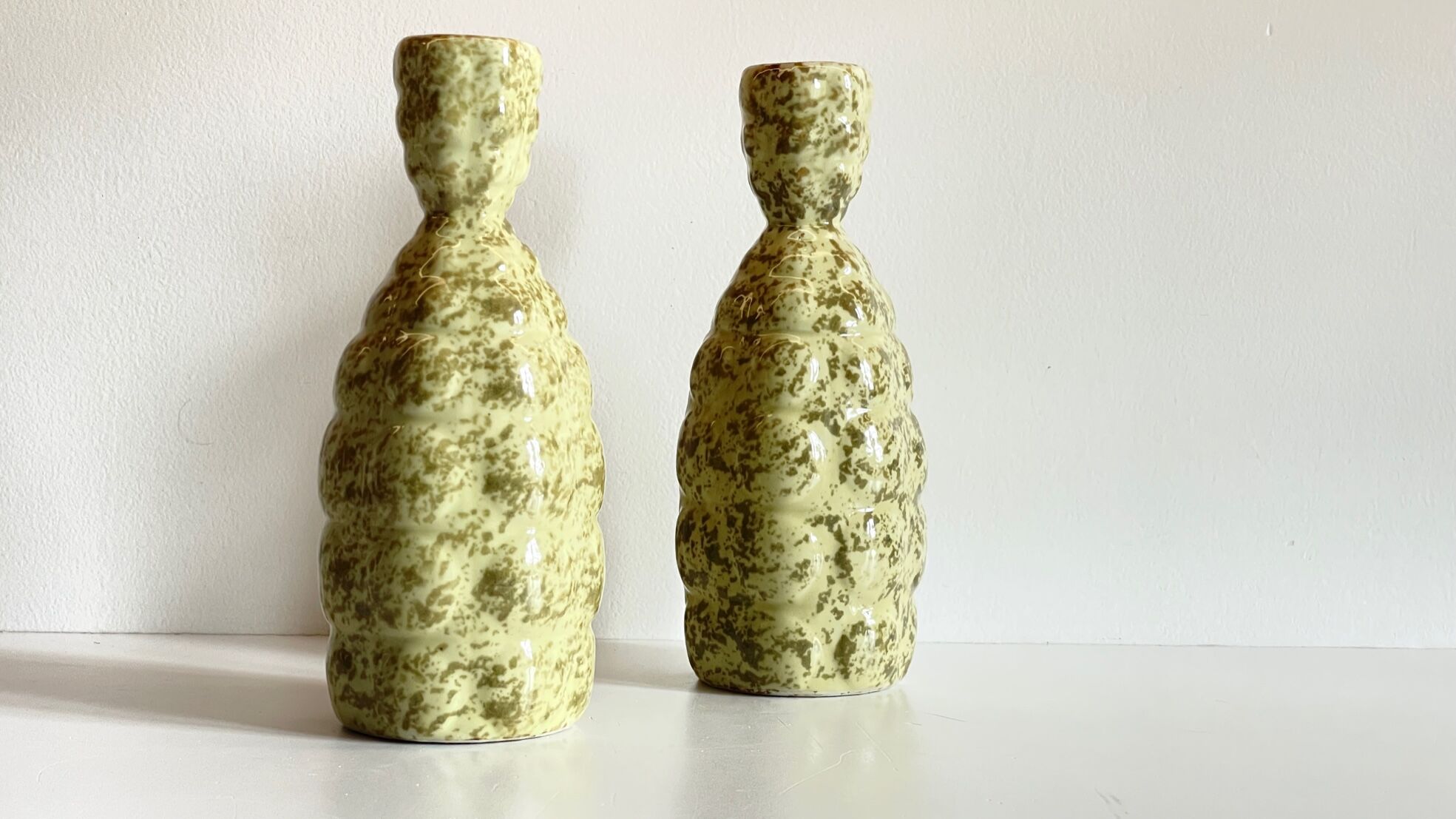 Pair of ceramic vases design broste - denmark