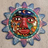 2 Mexican ceramic masks