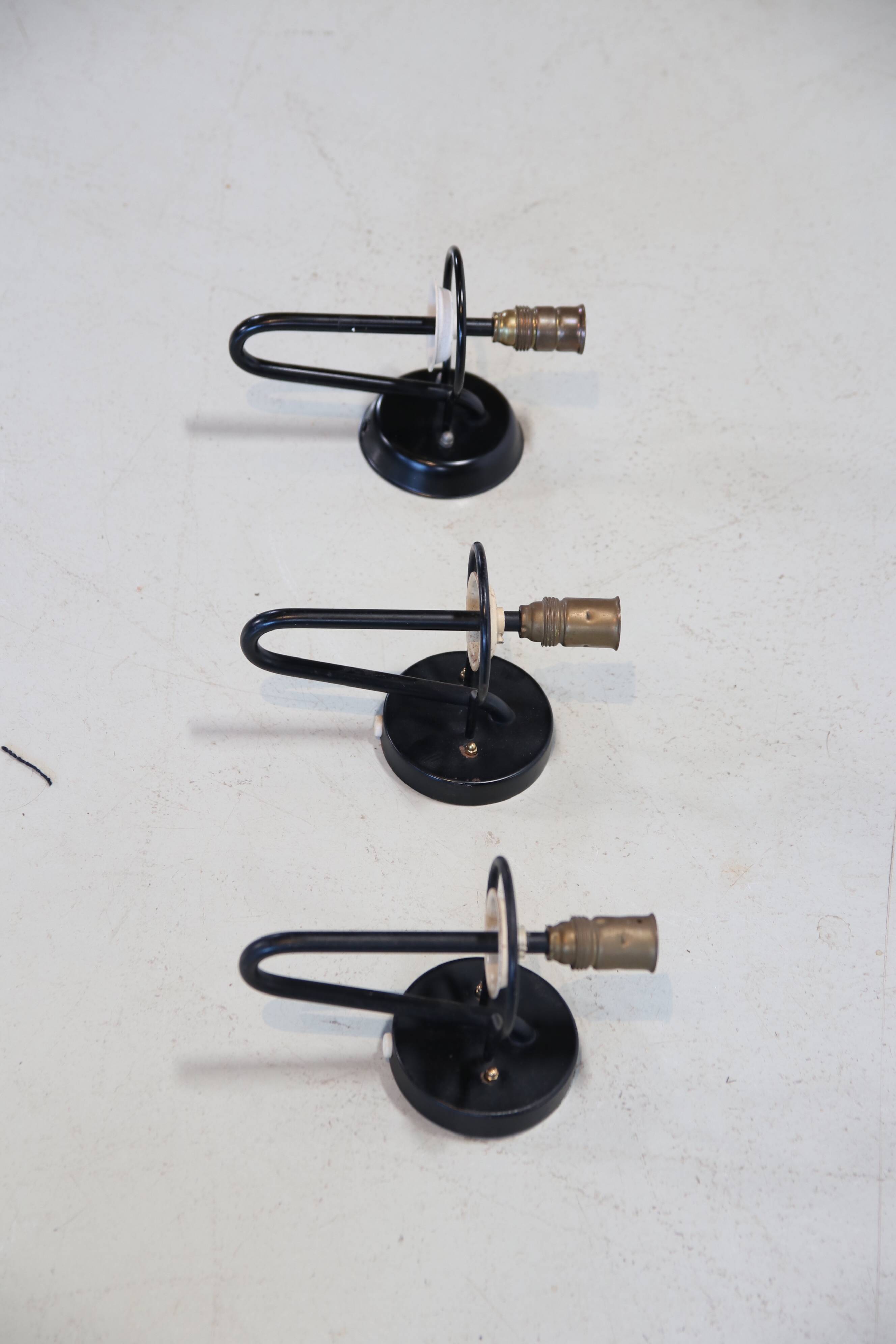 Raak glass torch wall lamp model C-1517