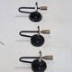 Raak glass torch wall lamp model C-1517