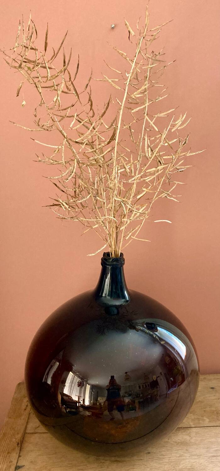Antique amber demijohn 25-30L