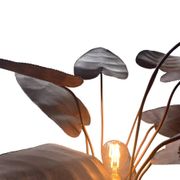 Sculptural metal lamp, 1960s/70s