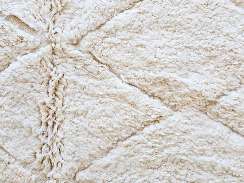Beni Ourain rug in pure wool, handmade, traditional, 1.5/2.5 m.