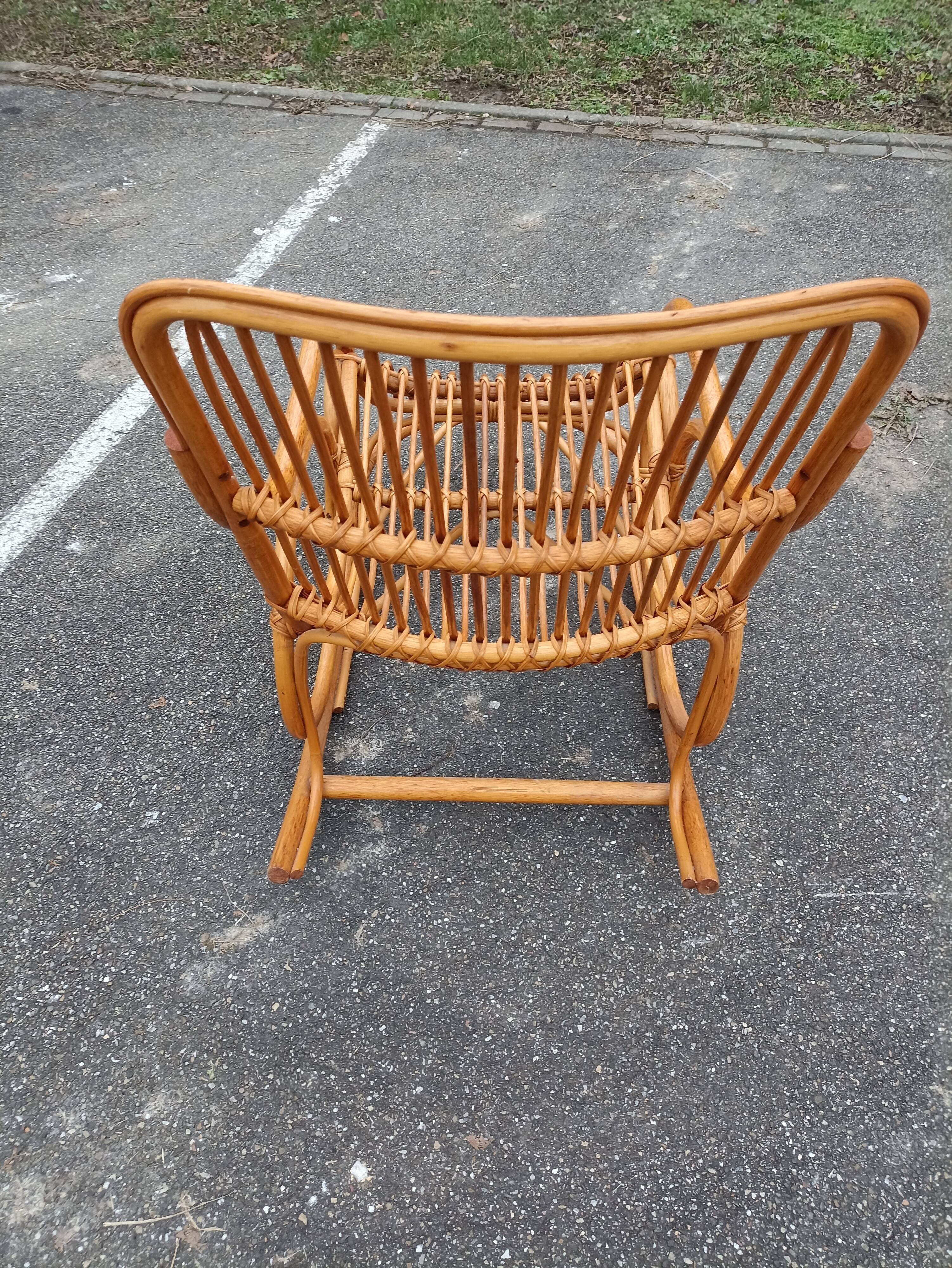 Rattan rocking chair