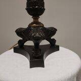Antique lamp base with lion's paw - Restoration period - Empire