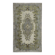 Overdyed Wool Vintage Handmade Carved Rug 170 cm x 290 cm