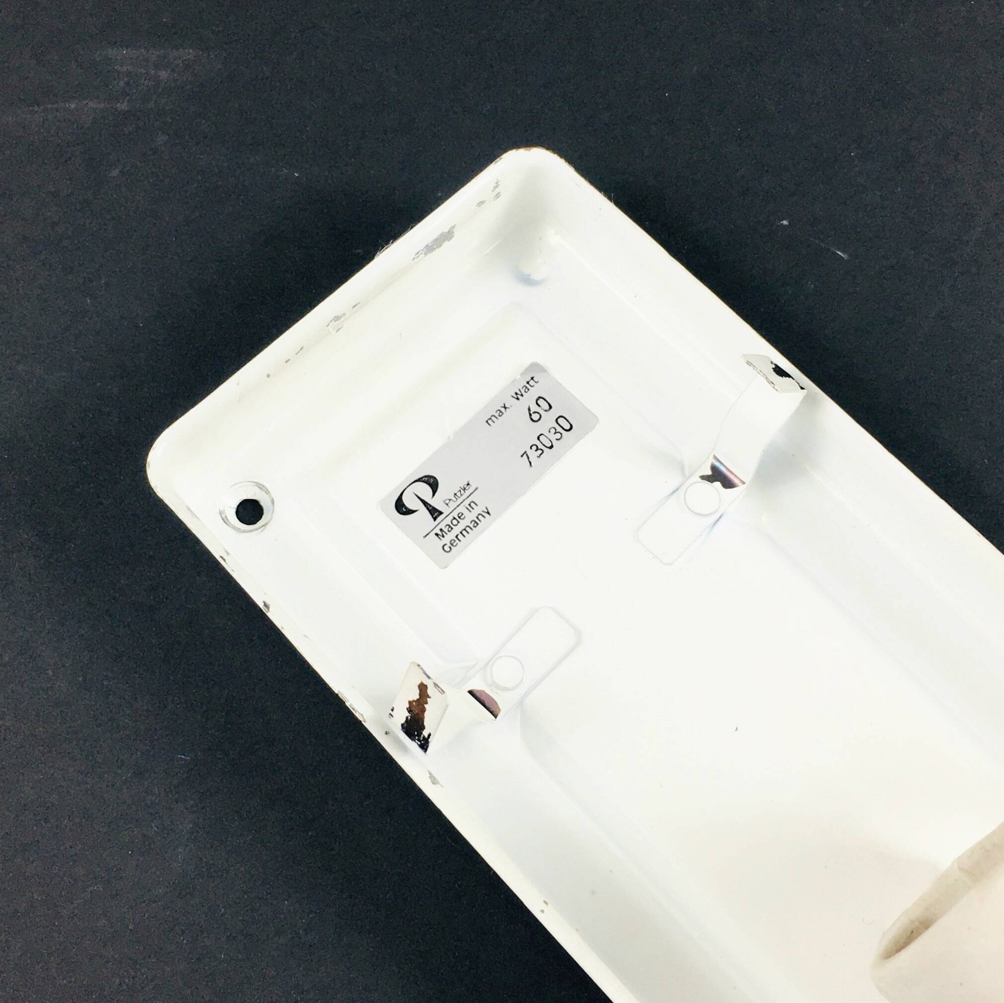 Pair of Vintage Striped Glass Wall Lamps - Peill & Putzler, Germany, 1970s