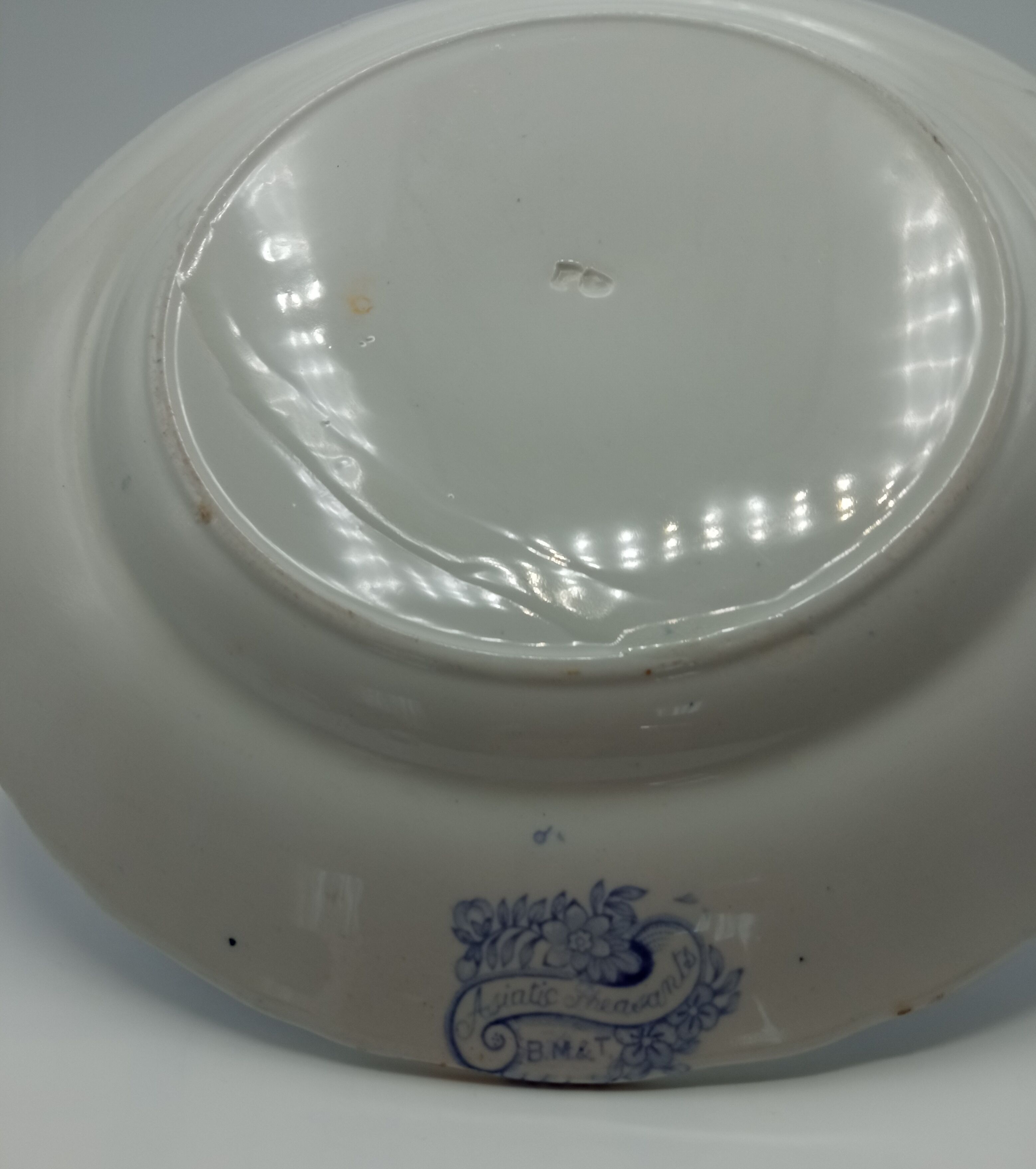 Plates in English earthenware