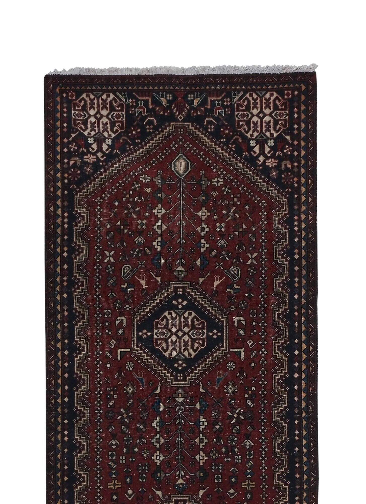 Vintage Turkish hallway rug 80x290 cm