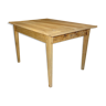 Natural wood farm table