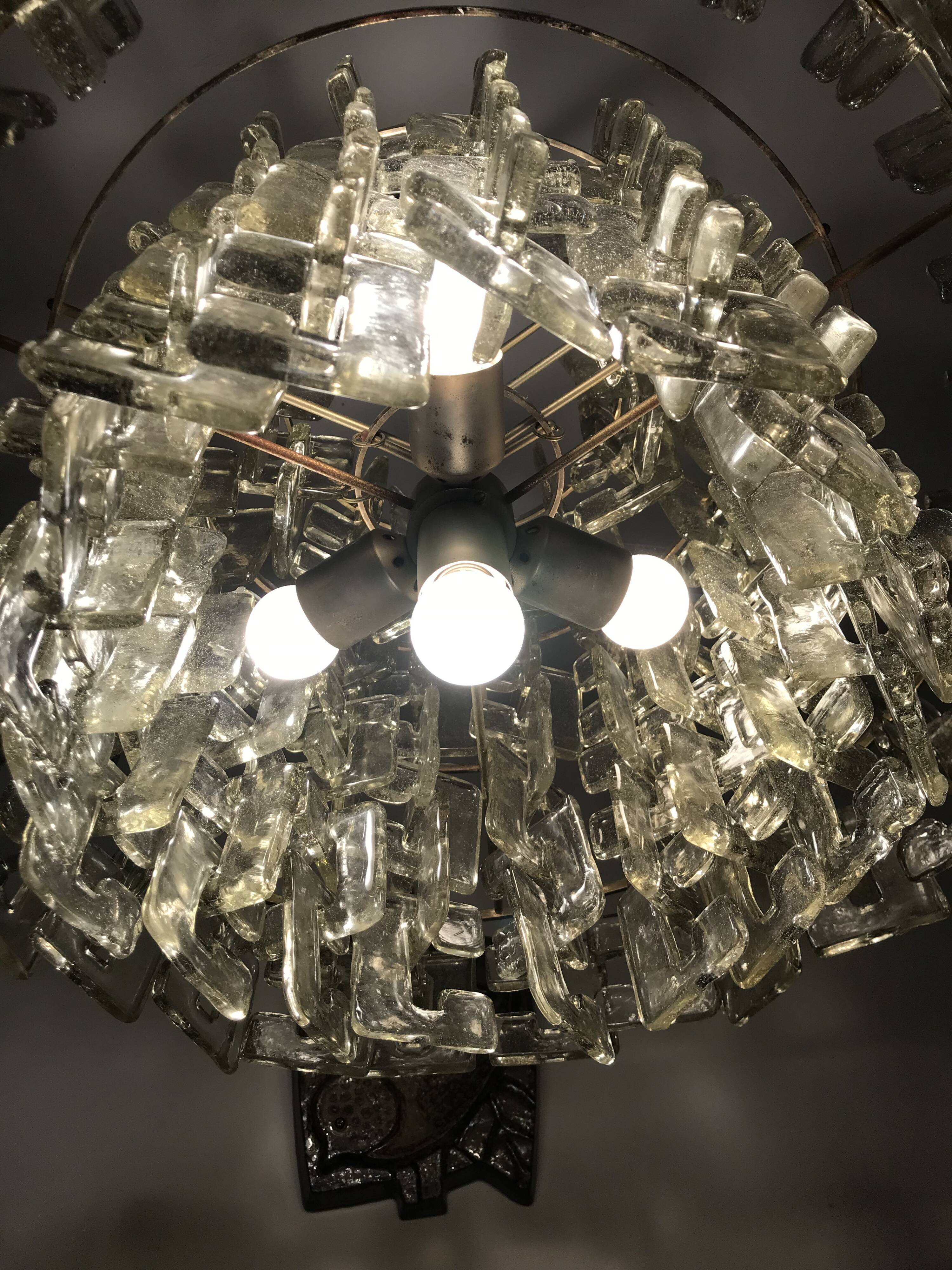 Carlo Nason glass chandelier