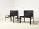 Gijs bakker Pair of Seatbelt Lounge Chairs + Side Table for Castelijn 1978
