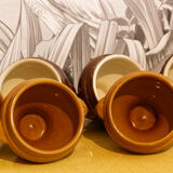 Set of 7 bear head bowls