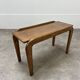 1950s modernist side table, wood, vintage