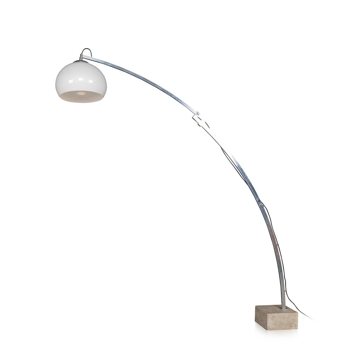 20thC ITALIAN EXTENDABLE ARC FLOOR LAMP c.1970