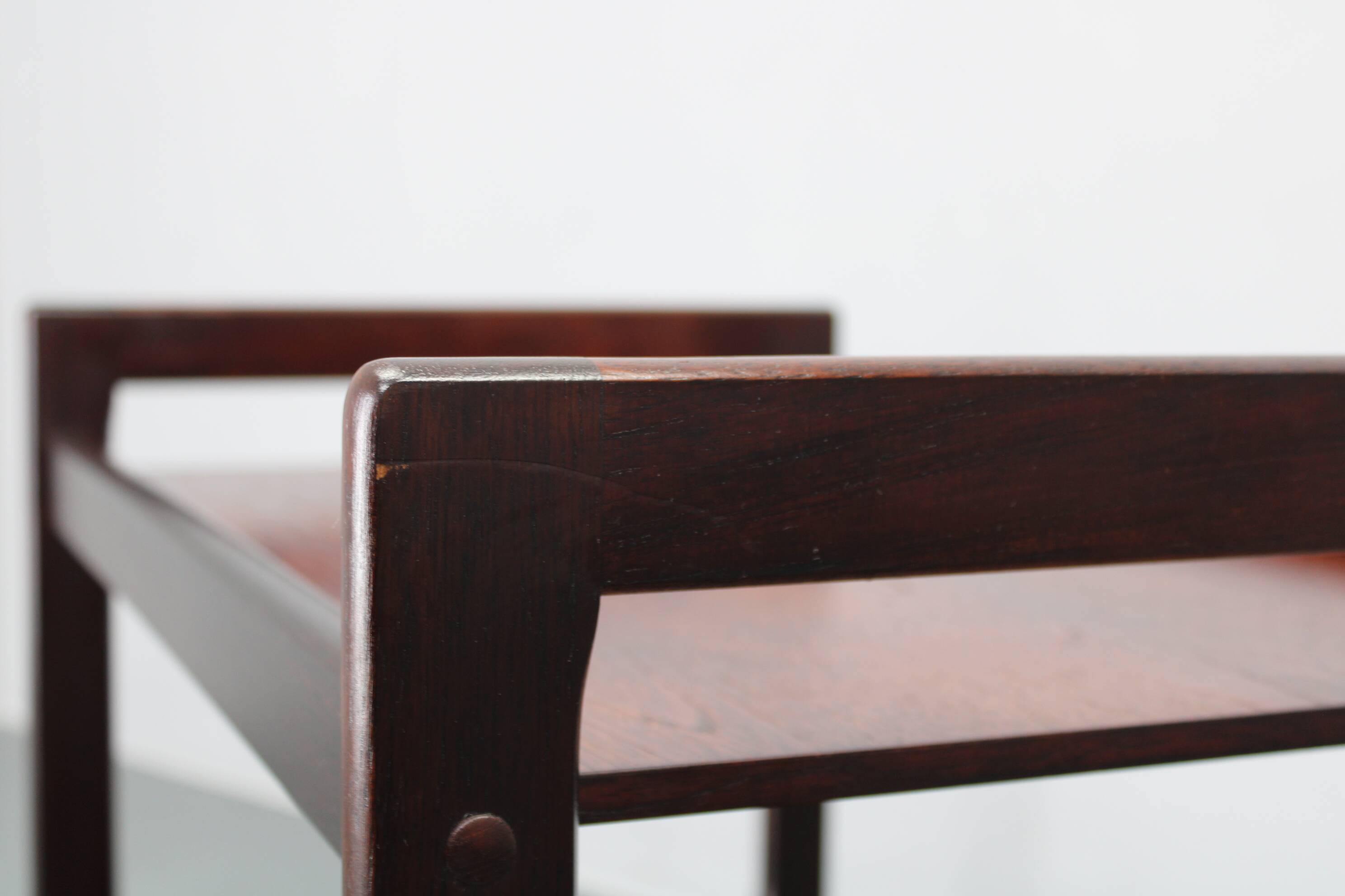 1970s Scandinavian teak serving cart by Brdr Furbo Spøttrup