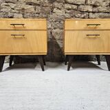 Pair of vintage 1960's bedside tables
