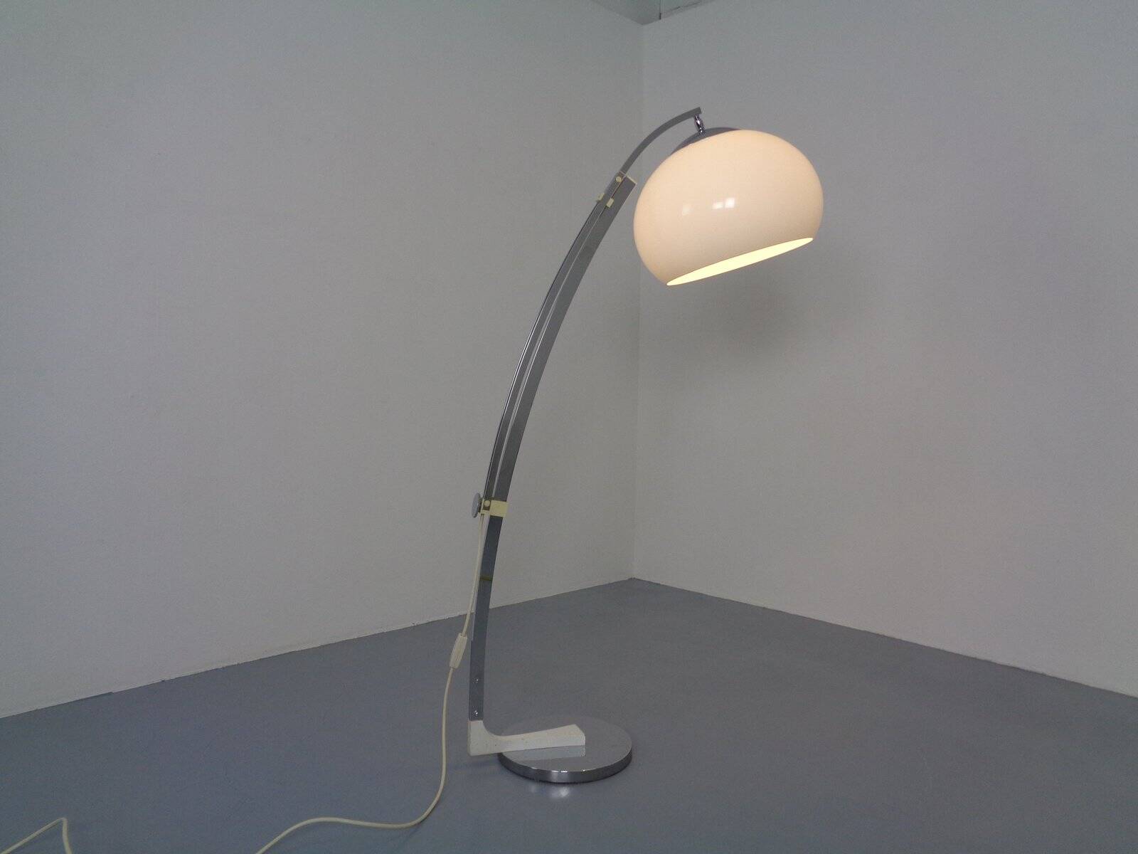 Large German arc lamp from Sölken Leuchten, 1960s
