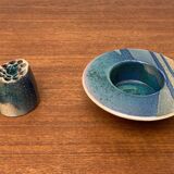 Postmodern vintage ceramic flower vase, 1980s