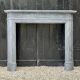 Half-moon Louis XVI Style Fireplace In Turquin Blue Marble Circa 1900