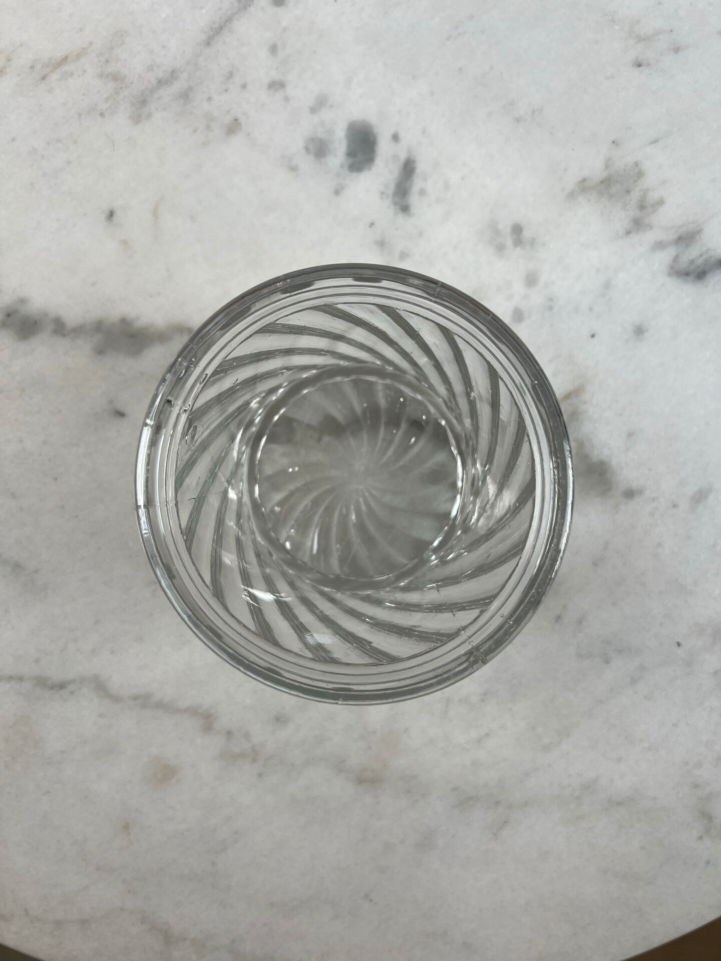 Bocal en verre soufflé