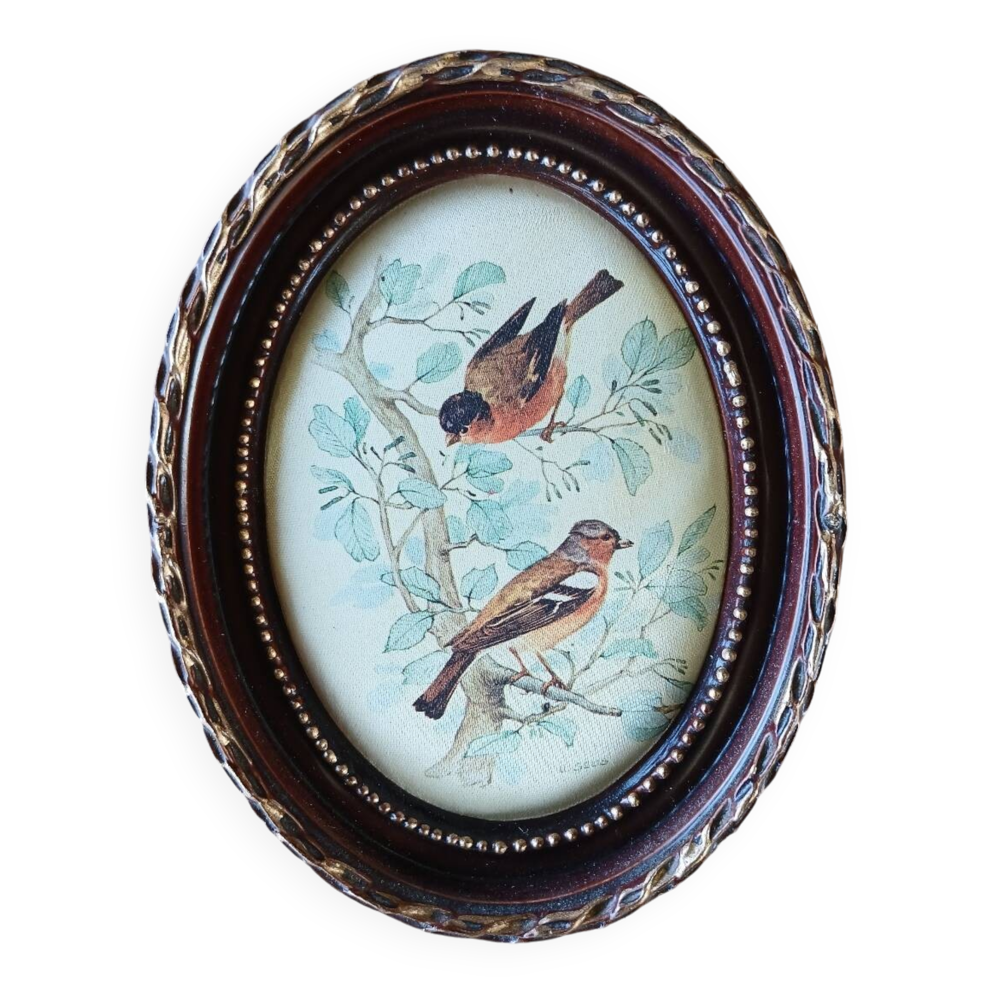 Miniature painting on silk