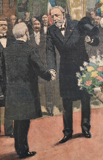 Le Roi de Suède à Paris en 1900