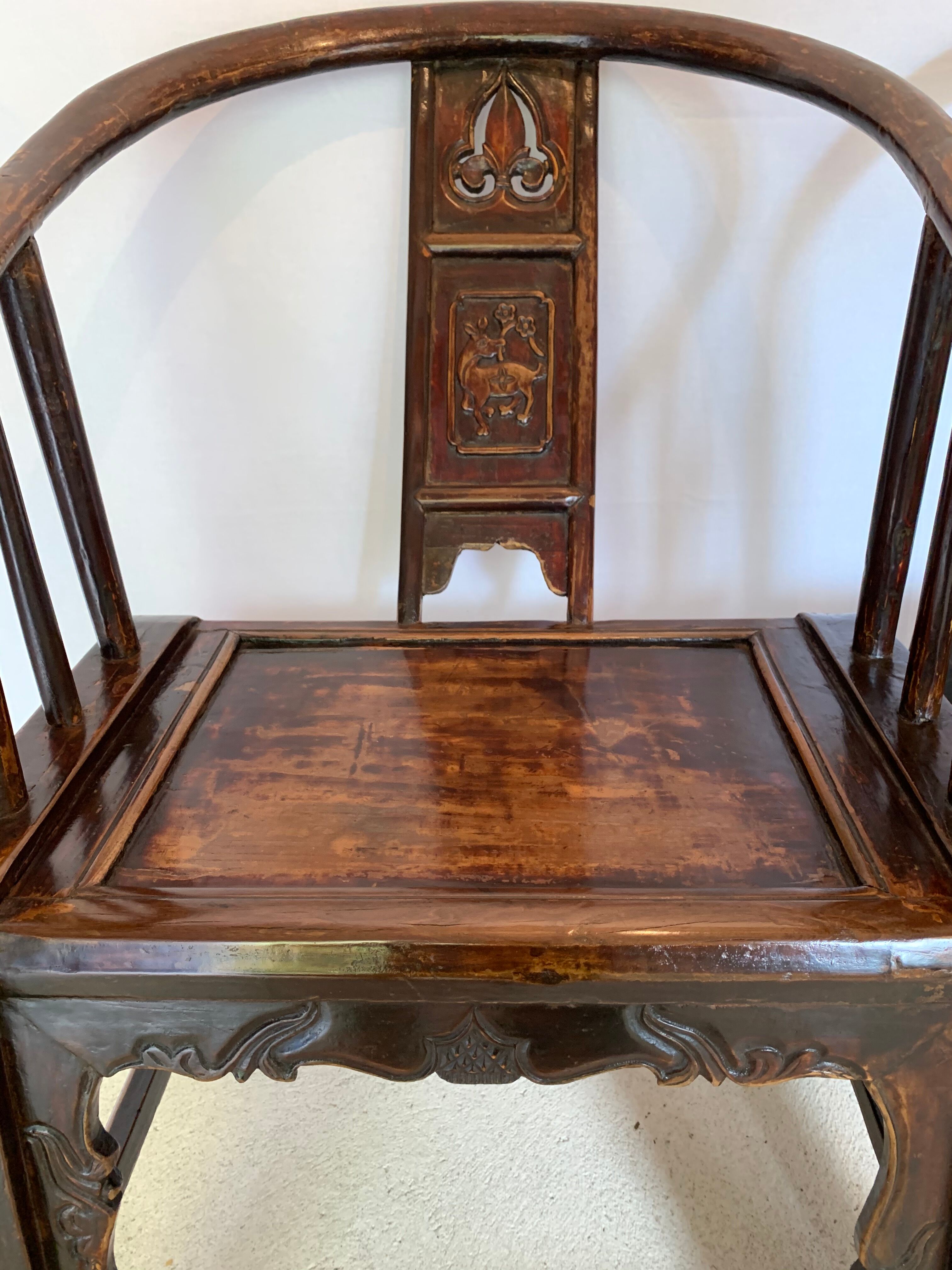 Paire de fauteuils chinois