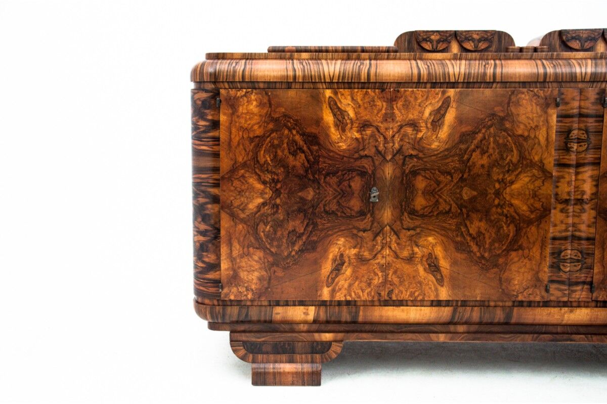 Art Deco Sideboard, Poland, 1940s