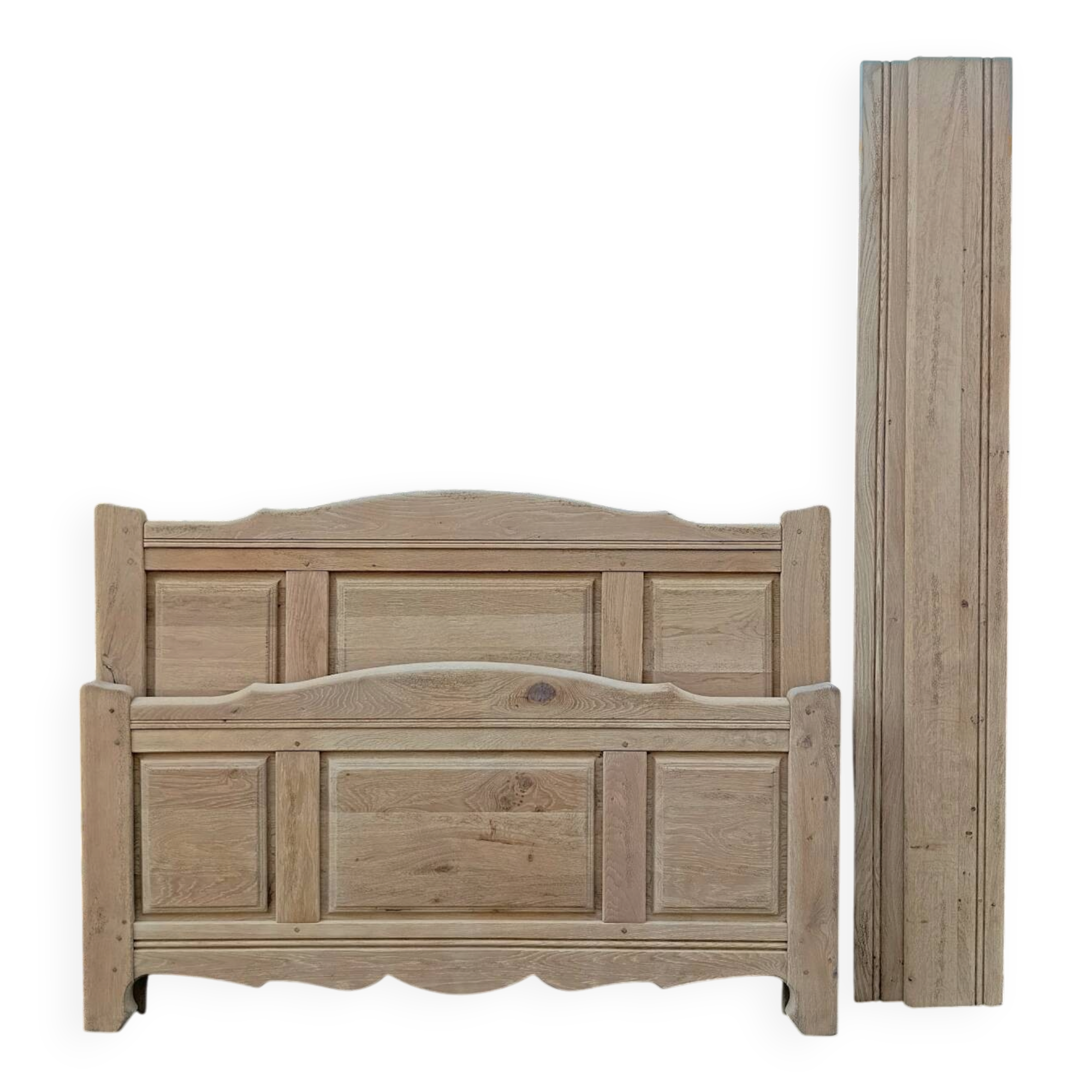 Solid oak bed