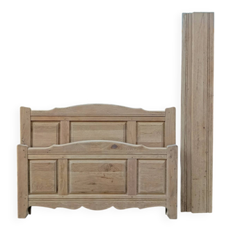Solid oak bed