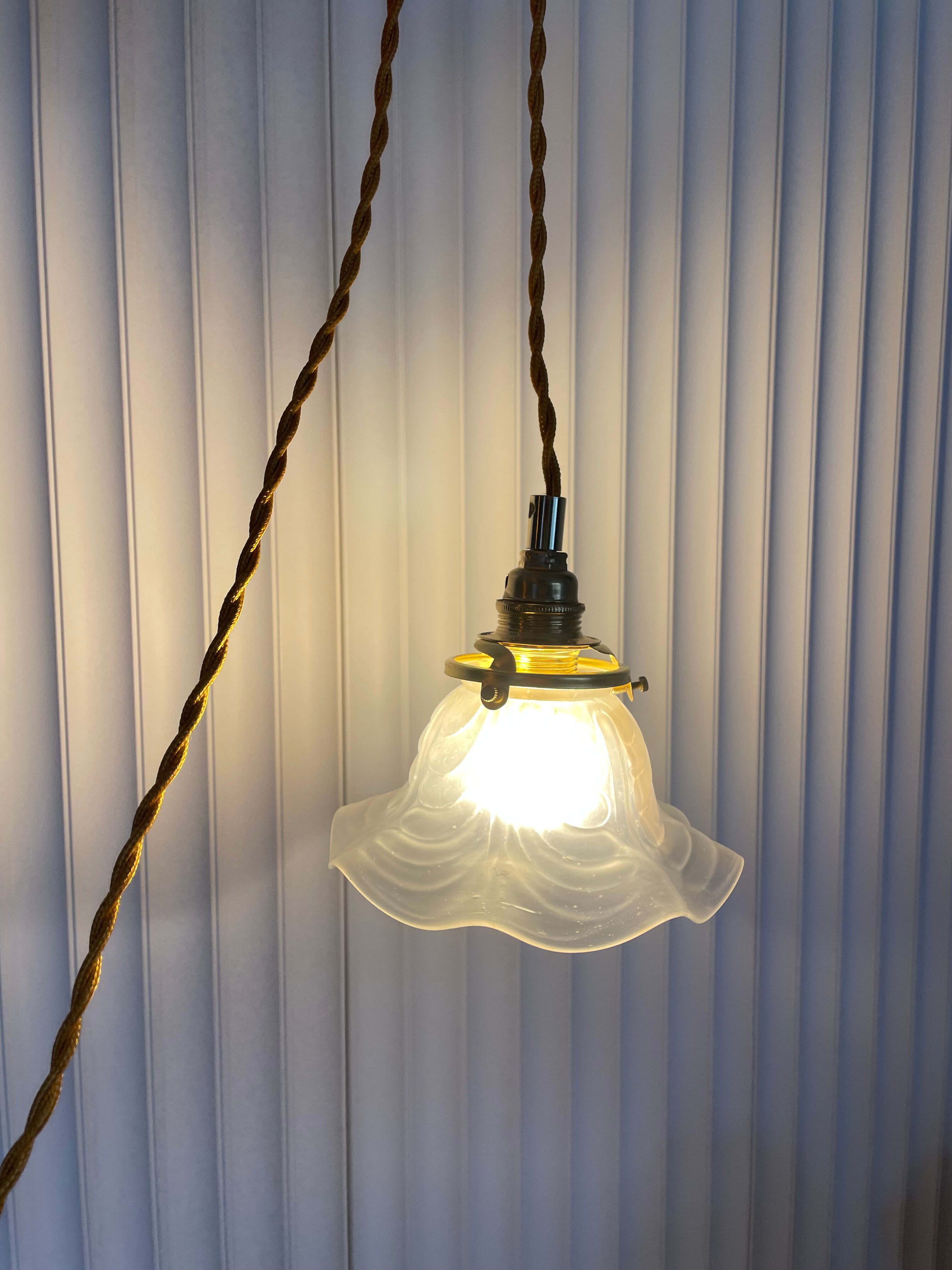 Vintage glass lamp