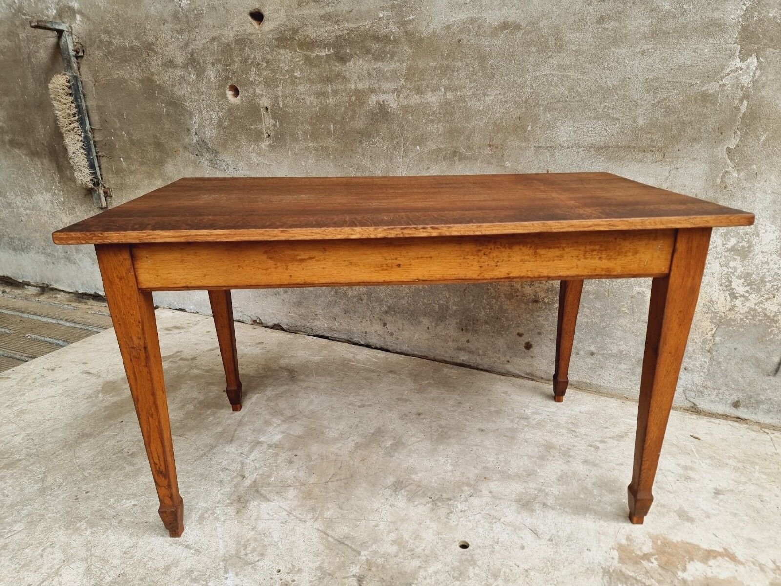 Antique table oak desk table