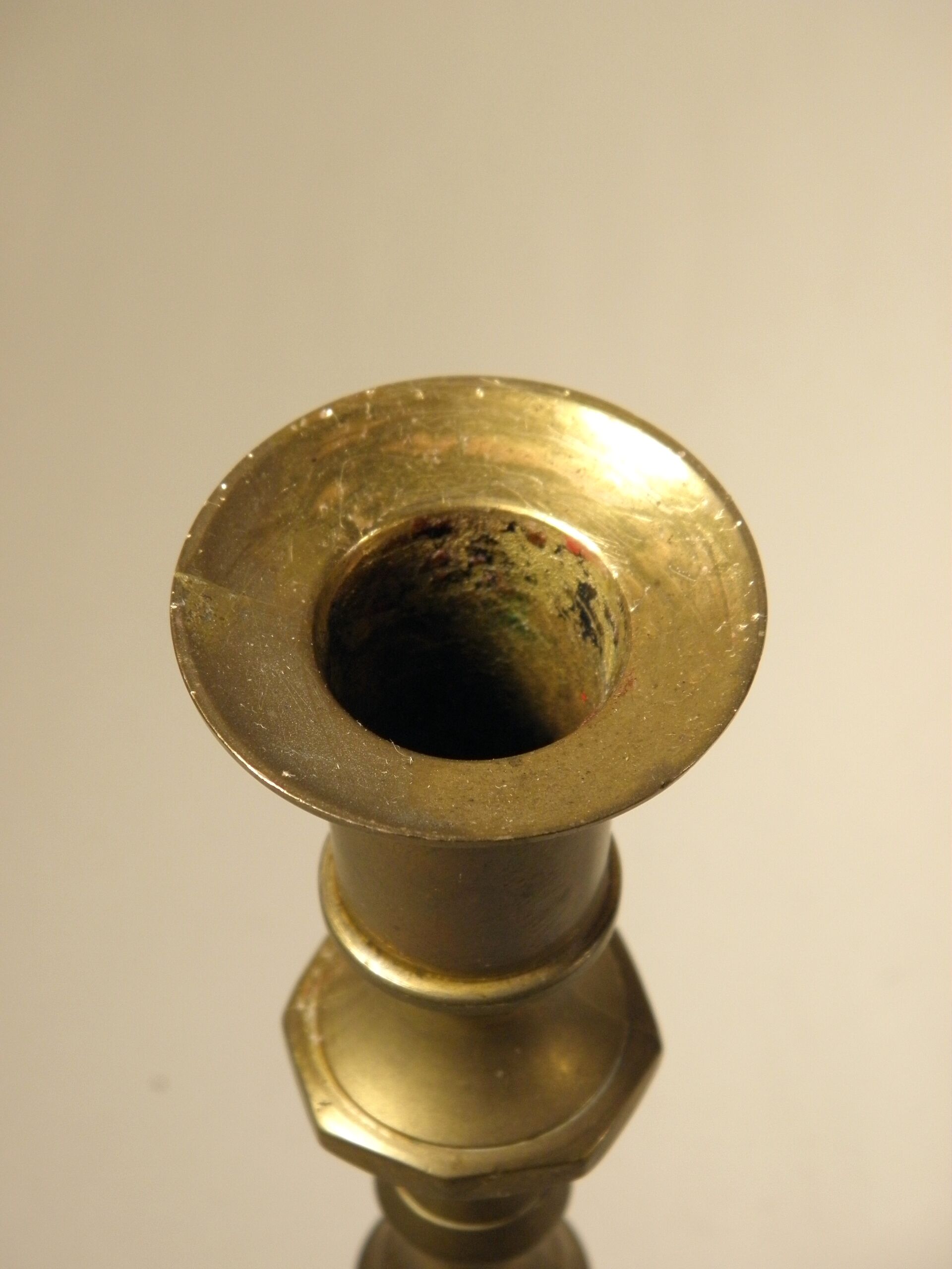 Brass candle holder