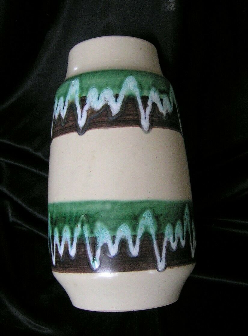 Vase with relief decoration West Germany 60s