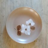 Hollow round dish to serve in vintage stoneware