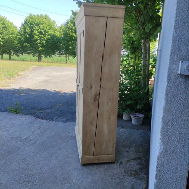 Natural wood cabinet