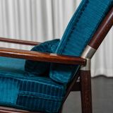 Pair of Scandinavian teak armchairs, 1960