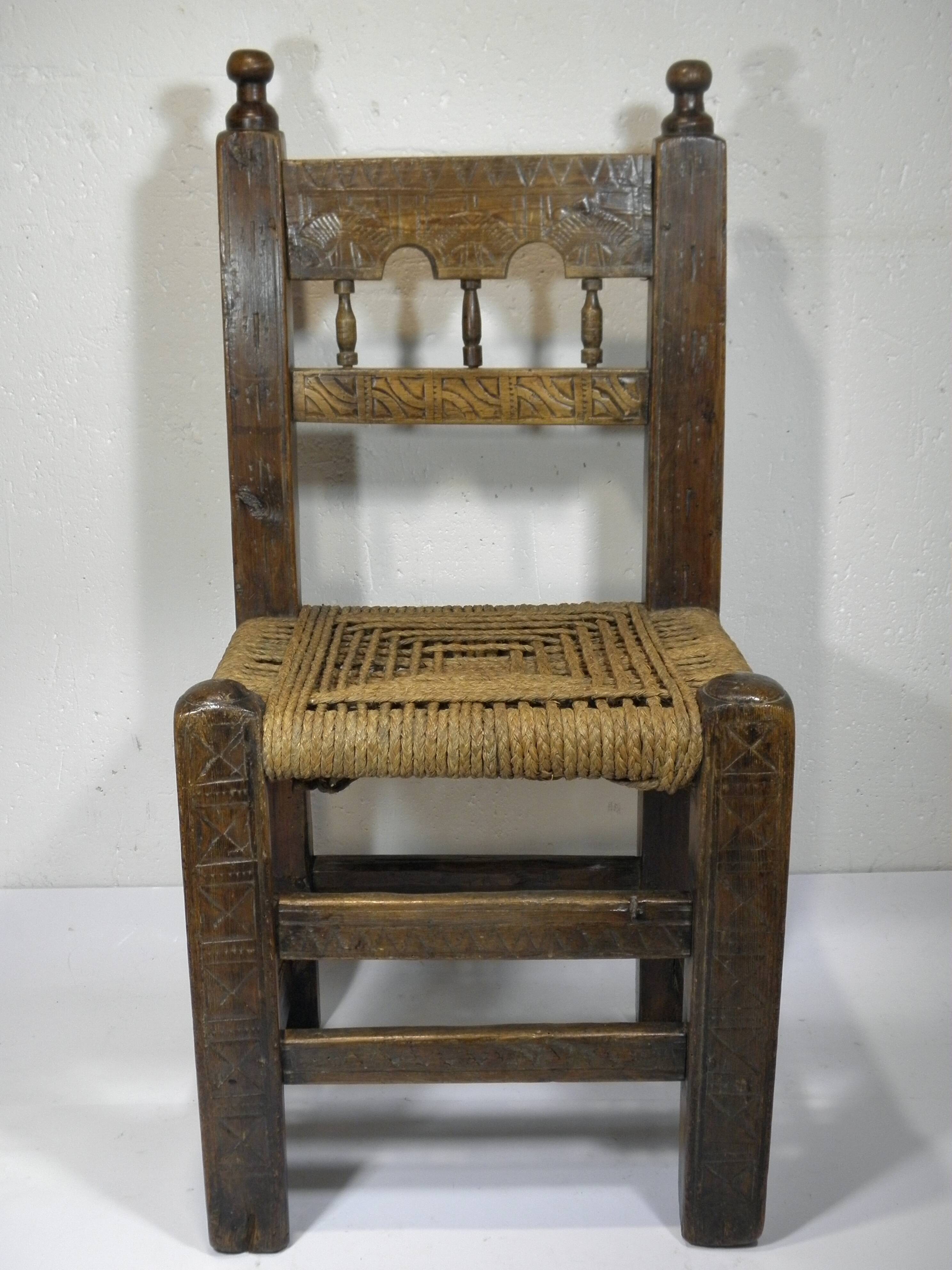 Rustic chair - Folk art - Spain
