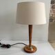 Lampe de bureau chic en bois 1960