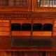 Display Cabinet or Mahogany Bookcase with Secretary - 19th Century