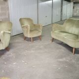 Chair years 50-60 Organic Green vintage